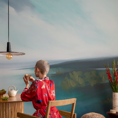 Modern wall mural for living room Water Harmony