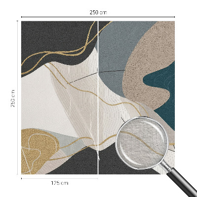 Non-woven photo wallpaper Abstract forms