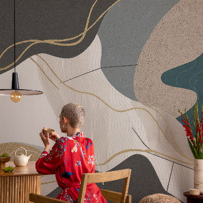 Non-woven photo wallpaper Abstract forms