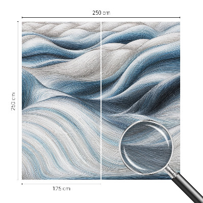 High quality photo wallpaper Soft waves