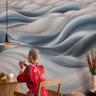 High quality photo wallpaper Soft waves