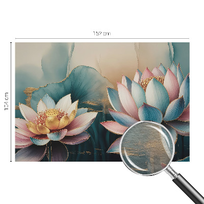 High quality wall mural wallpaper Lotuses of Harmony