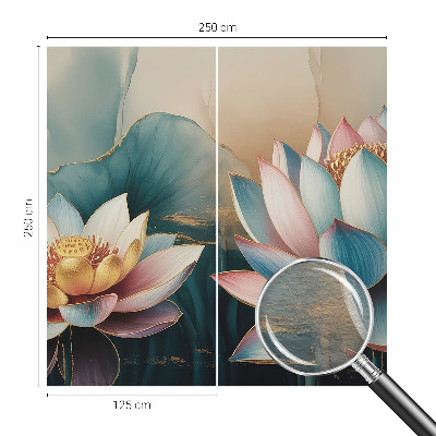 High quality wall mural wallpaper Lotuses of Harmony