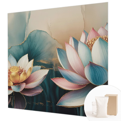 High quality wall mural wallpaper Lotuses of Harmony