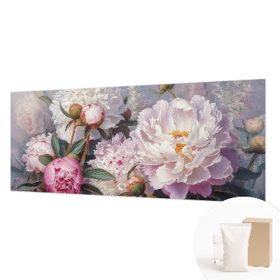Premium wall mural for bedroom Peony bouquet