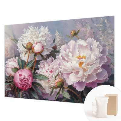 Premium wall mural for bedroom Peony bouquet