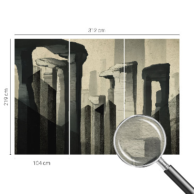 Premium photo wallpaper Raw architecture