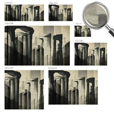 Premium photo wallpaper Raw architecture
