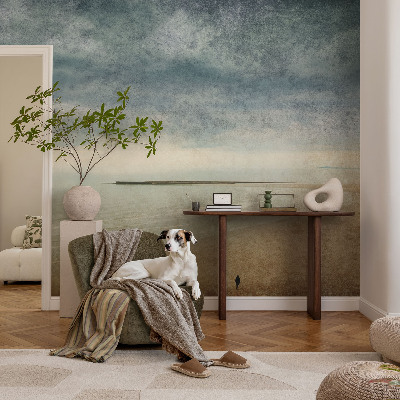 Wallpaper mural for living room Nostalgic landscape