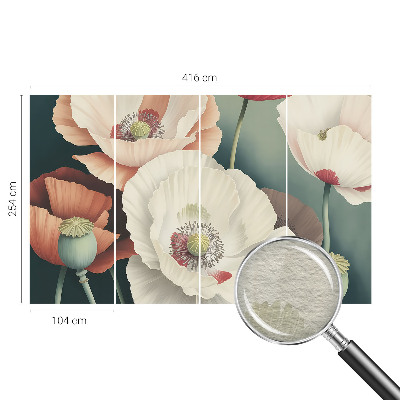 Bedroom wall mural wallpaper Floral beauty