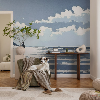 Large wall mural Beach silence
