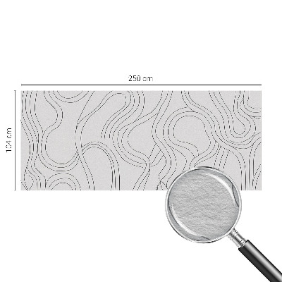 Modern wall mural Organic lines