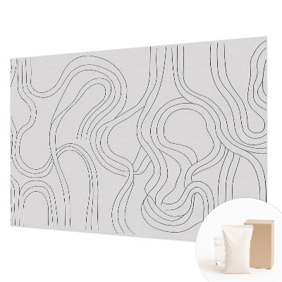 Modern wall mural Organic lines