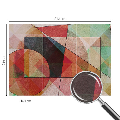 Modern wall mural for bedroom Geometric abstraction