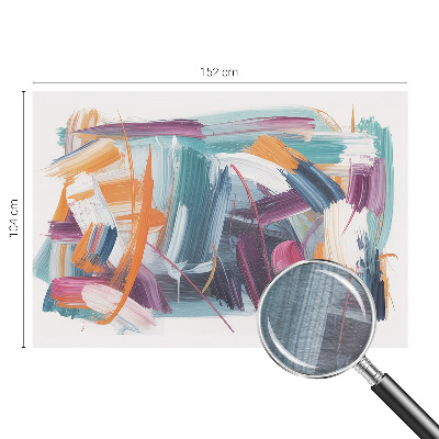 Non-woven photo wallpaper Energetic strokes
