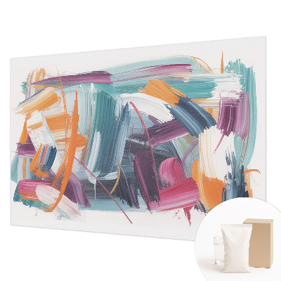 Non-woven photo wallpaper Energetic strokes