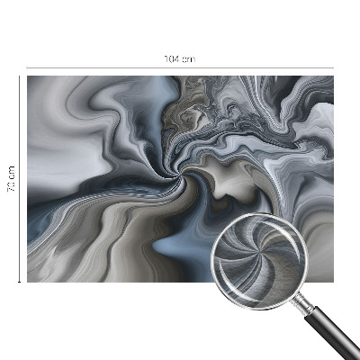 Decorative wall mural for living room Swirling clouds