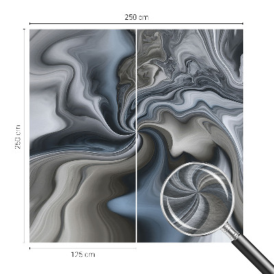 Decorative wall mural for living room Swirling clouds