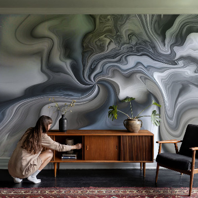 Decorative wall mural for living room Swirling clouds