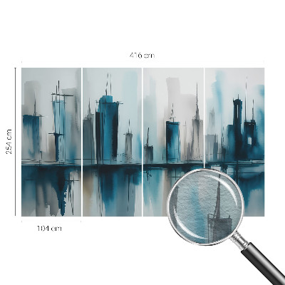 Non-woven wall mural City landscapes
