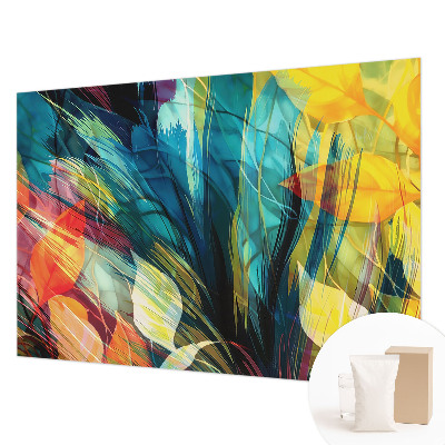 Photo wall mural Abstract leaves