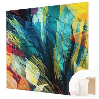 Photo wall mural Abstract leaves
