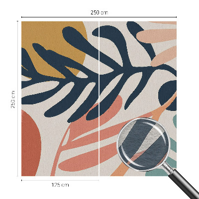 Photo wallpaper Leafy patterns