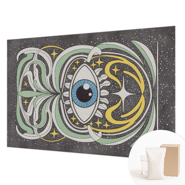 Wallpaper mural for living room Symmetrical eye
