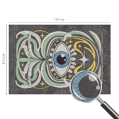 Wallpaper mural for living room Symmetrical eye