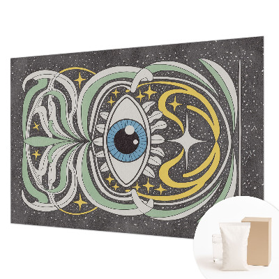 Wallpaper mural for living room Symmetrical eye