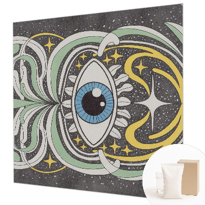 Wallpaper mural for living room Symmetrical eye