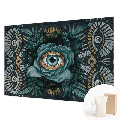 Bedroom wall mural wallpaper Flower eye