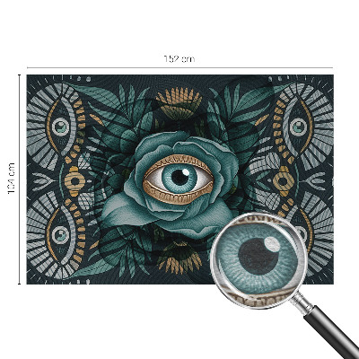 Bedroom wall mural wallpaper Flower eye