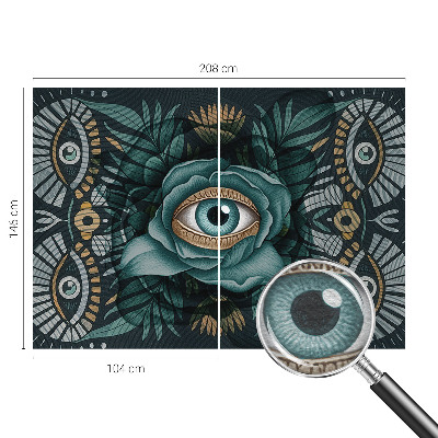 Bedroom wall mural wallpaper Flower eye