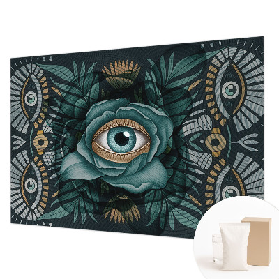 Bedroom wall mural wallpaper Flower eye