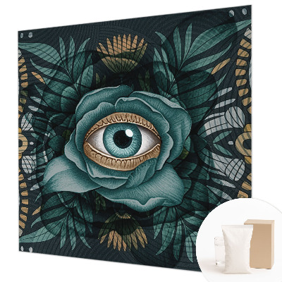 Bedroom wall mural wallpaper Flower eye