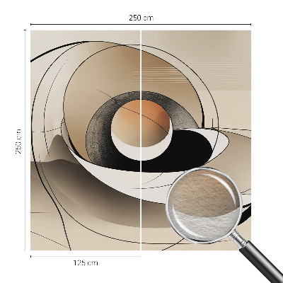 Wall mural for living room Harmonious abstraction
