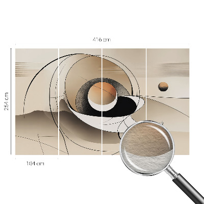 Wall mural for living room Harmonious abstraction