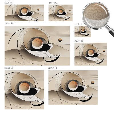 Wall mural for living room Harmonious abstraction