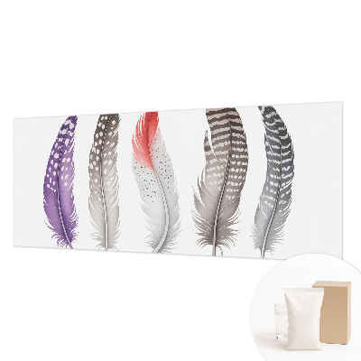 Large wallpaper mural Patterned feathers