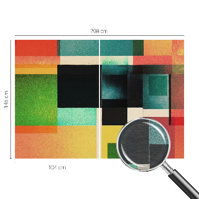 Custom size wall mural Geometric abstraction