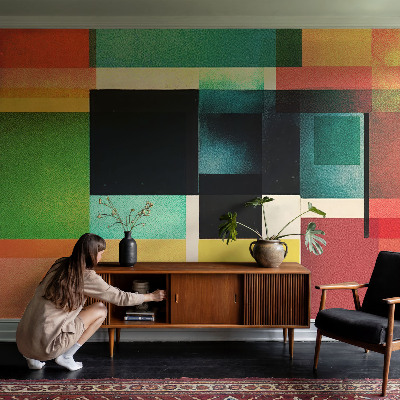 Custom size wall mural Geometric abstraction