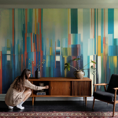 Large wall mural wallpaper Abstract stripes