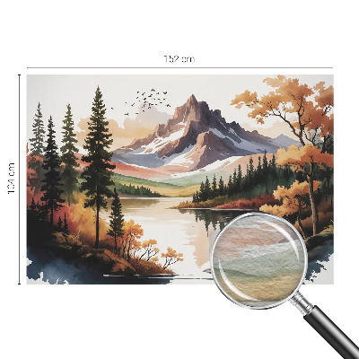 Modern wall mural Mountain autumn
