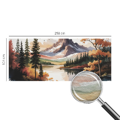 Modern wall mural Mountain autumn