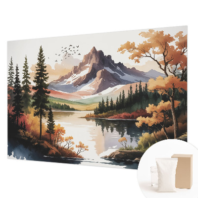 Modern wall mural Mountain autumn