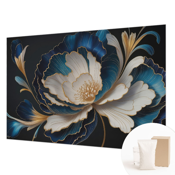 Modern wall mural for living room Floral pattern