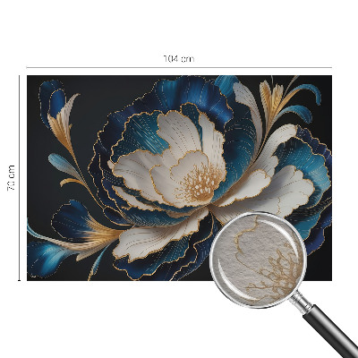 Modern wall mural for living room Floral pattern