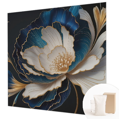 Modern wall mural for living room Floral pattern
