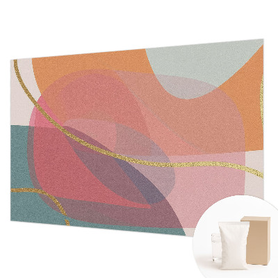Premium wall mural for bedroom Colorful shapes